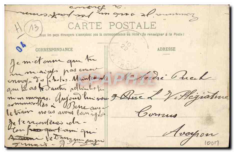 CPA Folklore Marais Salants Berre Criblage du sel TOP — Rückseite
