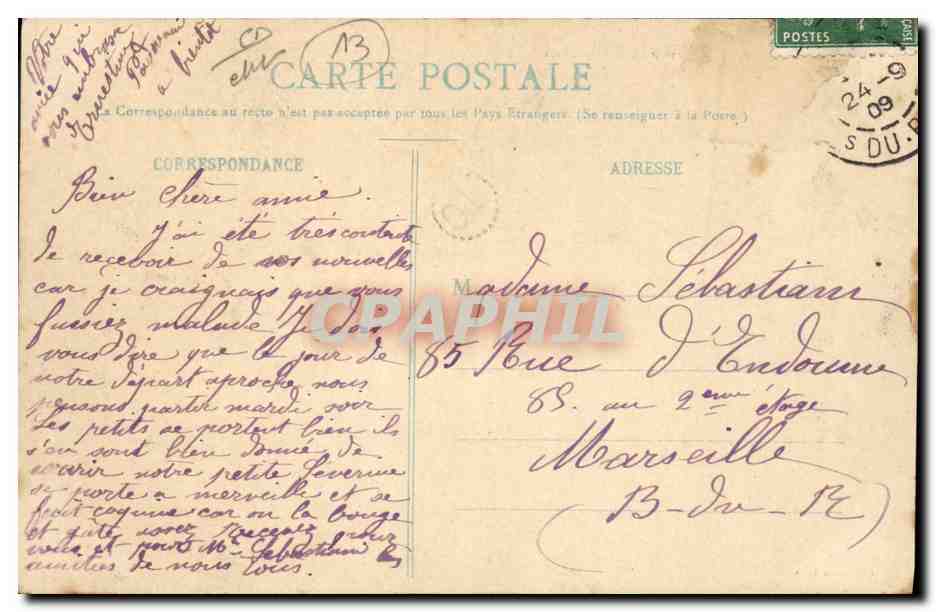 CPA Folklore Marais Salants Berre Ouvriers couvrant le sel — Verso