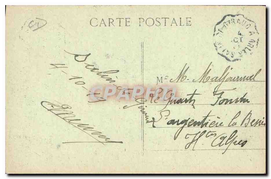 CPA Folklore Marais Salants Salin de Giraud Elevateur et gerbes de sel — Rückseite