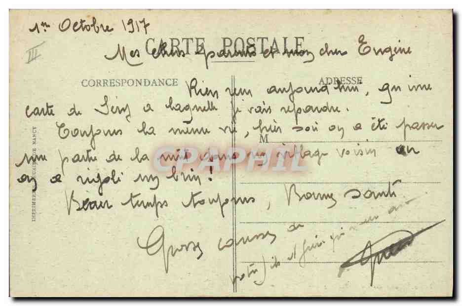 Gouhenans - Les Salines — Éditeur S. Mayer, 19, faubourg de France, Belfort — Verso