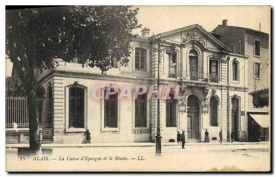 CPA Banque Alais La Caisse d'Epargne et le musee