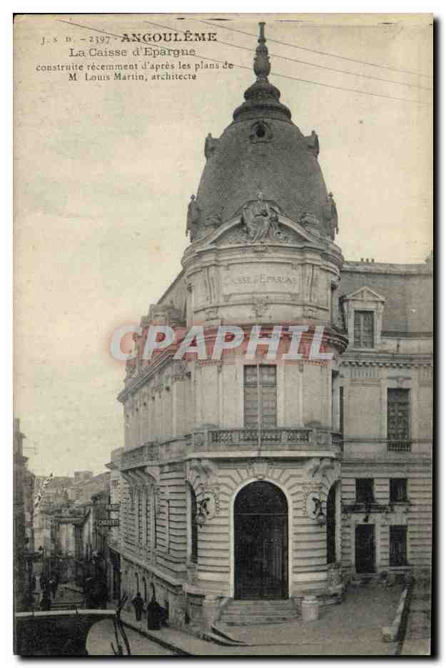 CPA Banque Caisse d'Epargne Angouleme 