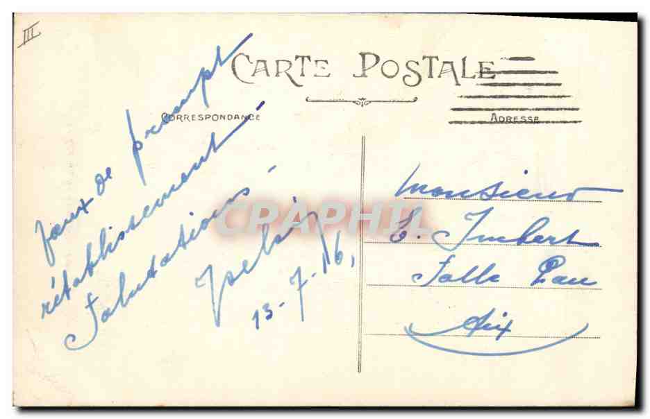 CPA Banque Caisse d'Epargne et coin de la rue Villa Carle Bordeaux  — Rückseite