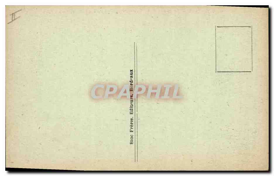 CPA Banque Bordeaux Caisse d'Epargne et le groupe de Gloria Victis  — Rückseite
