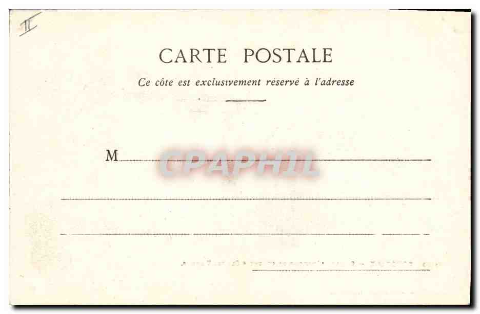 CPA Banque Bordeaux Caisse d'Epargne et statue Gloria Victis  — Rückseite