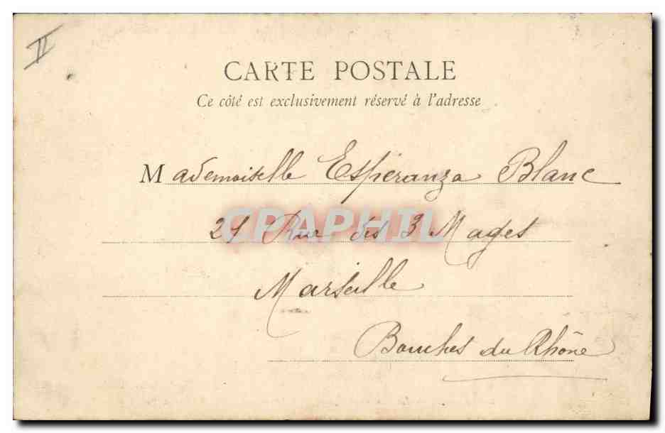CPA Banque Caisse d'Epargne Le monument Gloria Victis Bordeaux  — Rückseite