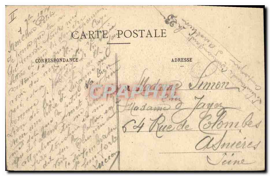 CPA Banque Caisse d'Epargne Belfort  — Rückseite