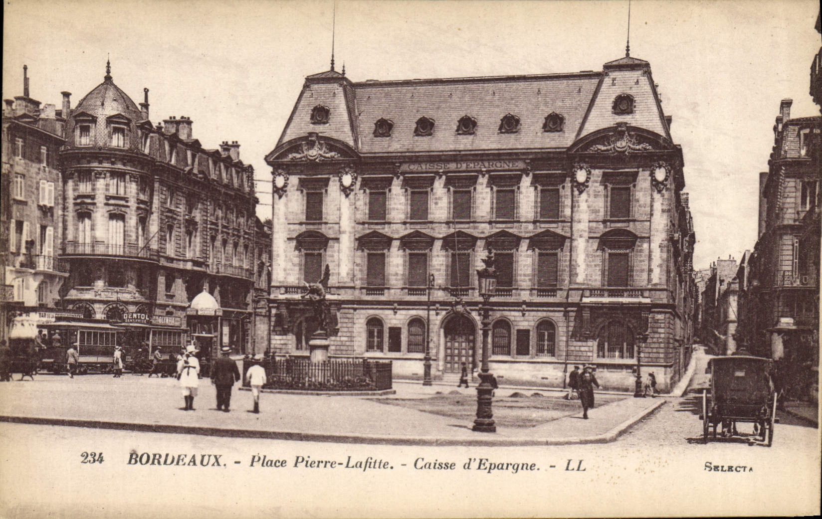 CPA Banque Caisse d'Epargne Place Pierre Lafitte Bordeaux 