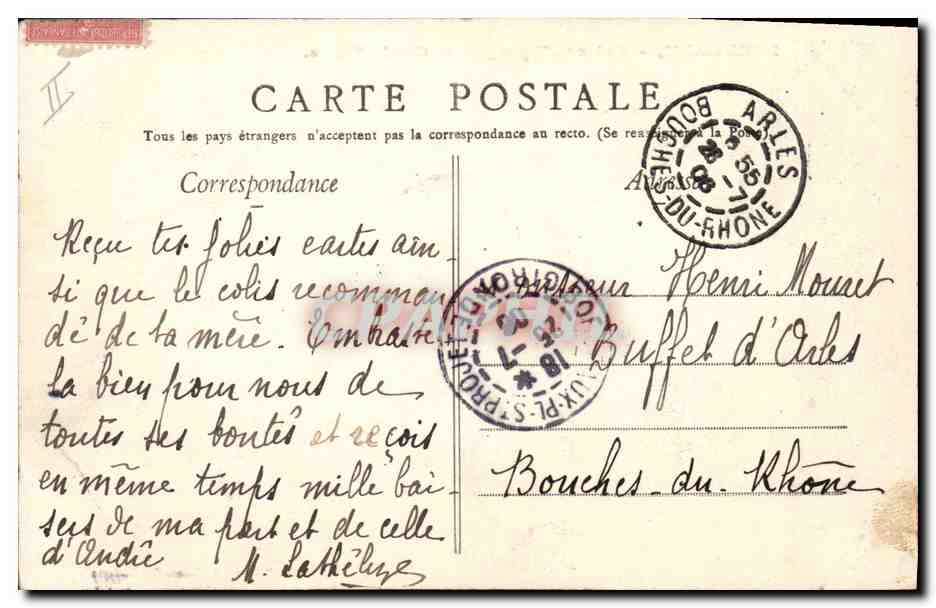 CPA Banque Caisse d'Epargne Gloria Victis Bordeaux  — Rückseite