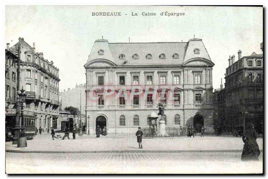 CPA Banque Caisse d'Epargne Bordeaux Tramway