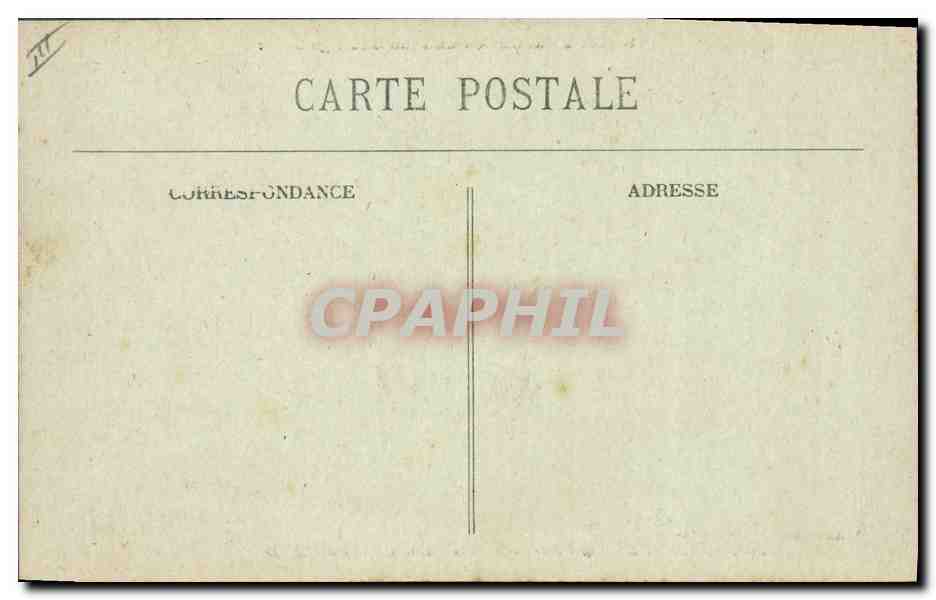 CPA Banque Caisse d'Epargne Rue Vital Carles Bordeaux Tramways Lion Noir  — Rückseite