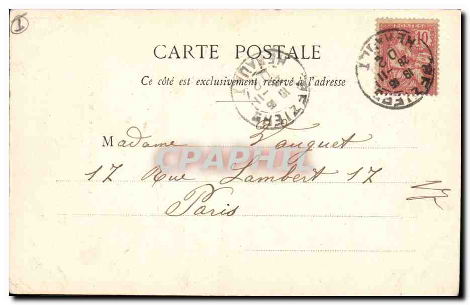 CPA Banque Caisse d'Epargne Beziers — Rückseite
