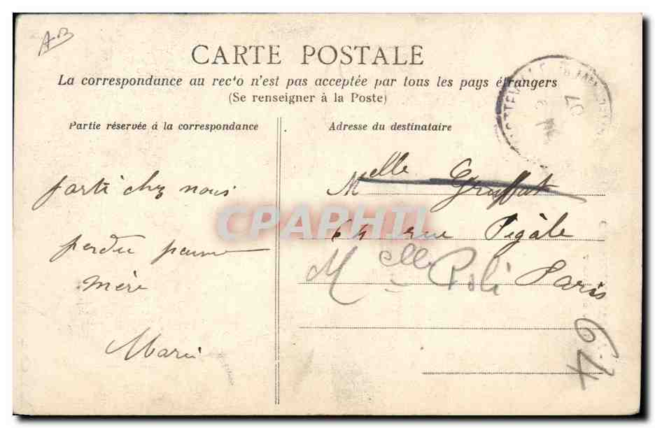 CPA Folklore Ay pays normand Type de pecheur Peche Homard  — Rückseite