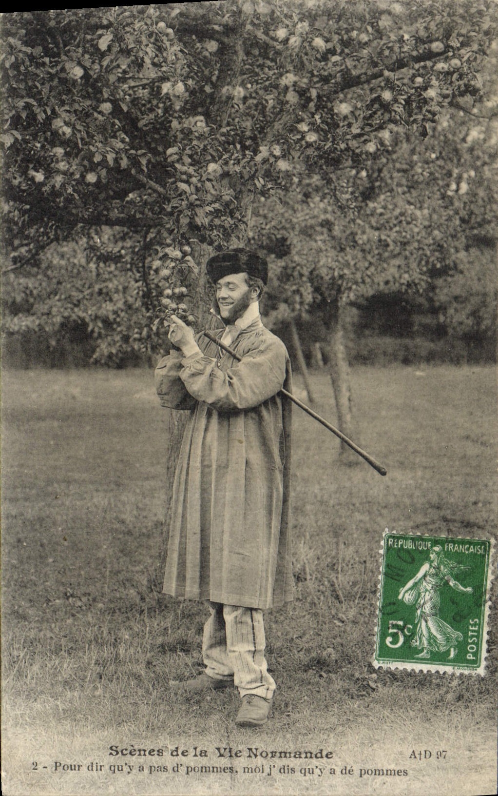 CPA Folklore Normandie 