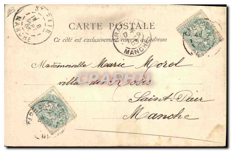 CPA Folklore Normandie Gens de chez nous Un vieux jardinier  — Verso
