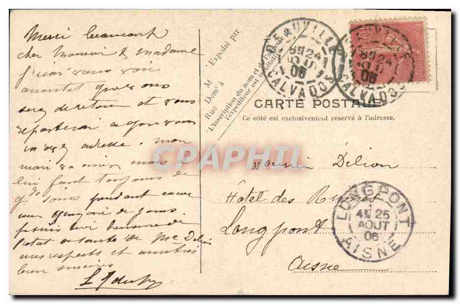 CPA Folklore Normandie Ferme normande — Rückseite