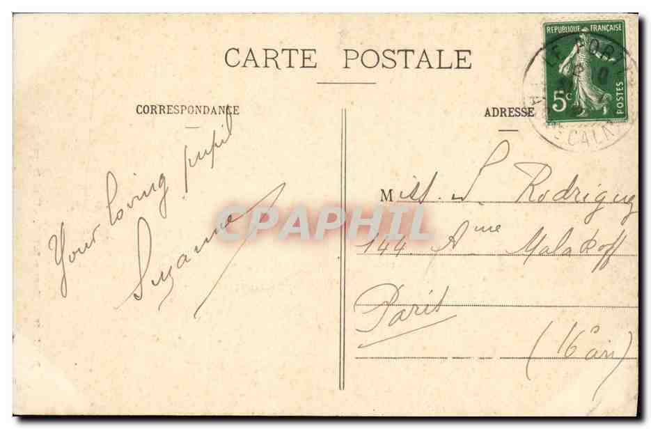 CPA Folklore Boulogne sur Mer Une dame matelote  — Verso