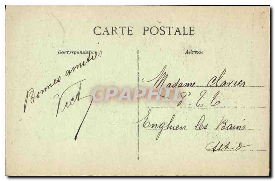 CPA Folklore Normandie Guette donc Clementine  — Verso