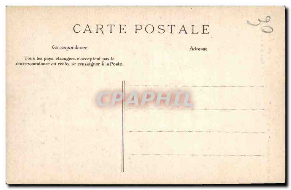 CPA Folklore Normandie L'attente  — Verso