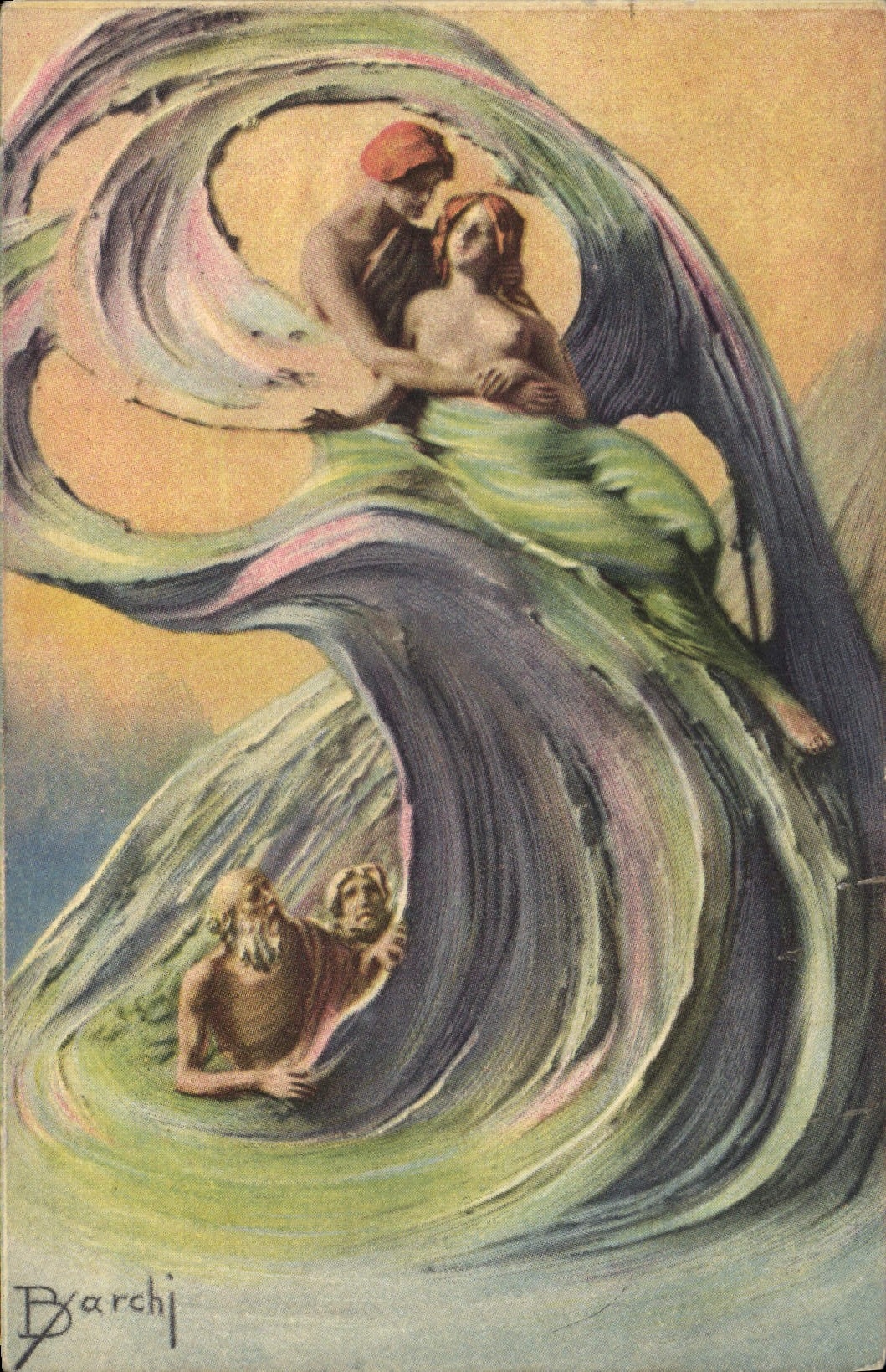 Amour dans la tempête — Barchi — Imprimerie Rev. Stampa Milano