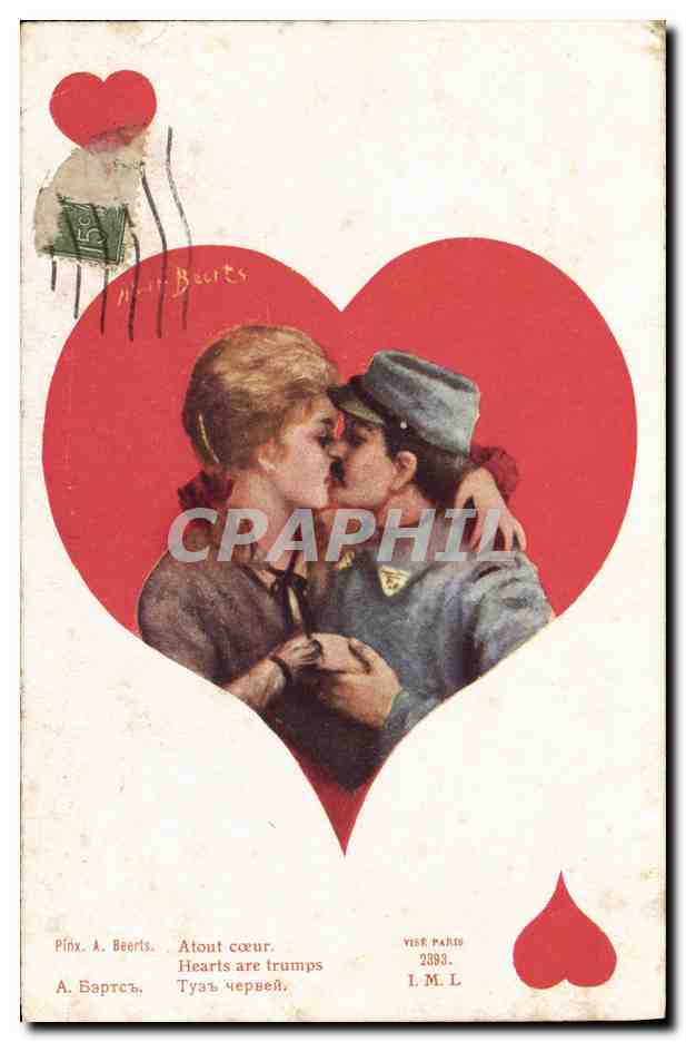 CPA Fantaisie Illustrateur A tout coeur Soldat Militaria