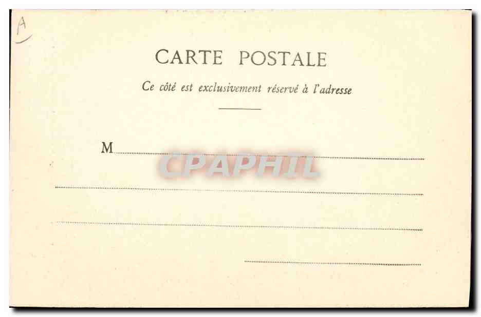 F. Bzac — Intrigante Figuren von Hochzeiten oder Nèvrandes — CPAPHIL — Rückseite