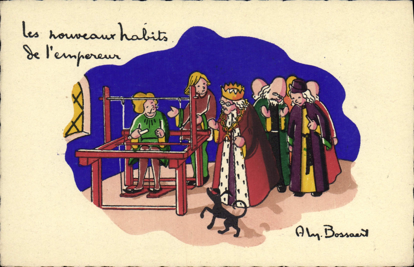 CPA Fantaisie Illustrateur Les nouveaux habits de l'empereur