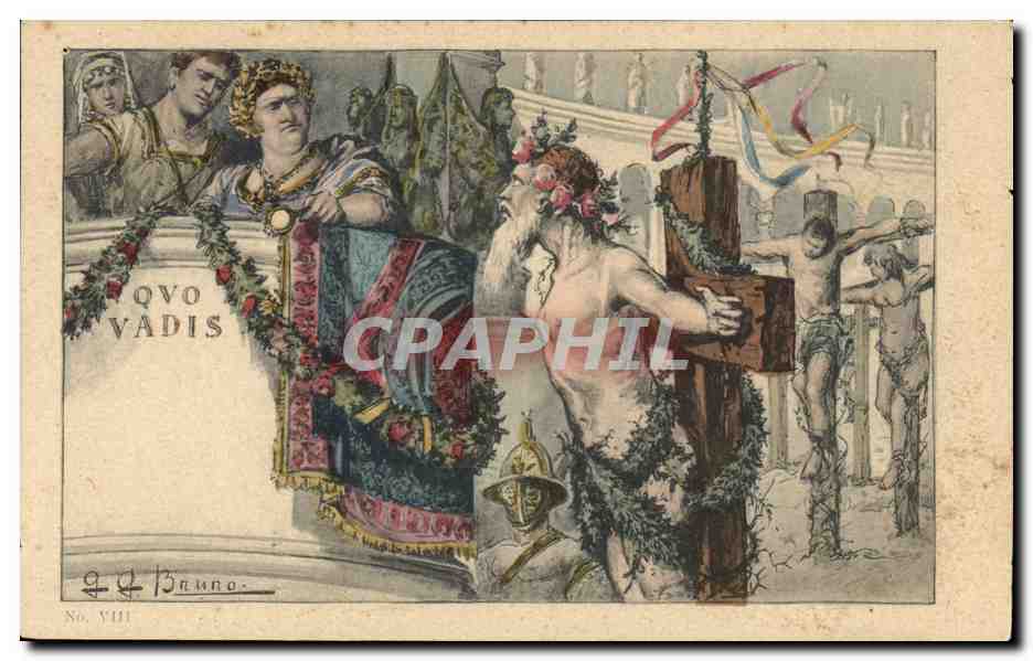 Crucifixion — scène religieuse — G. J. Bruno, No. VIII