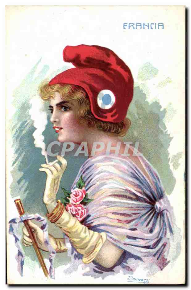 CPA Fantaisie Illustrateur Francia Marianne 
