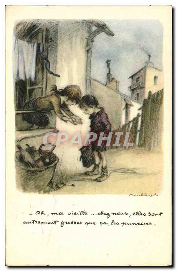 CPA Fantaisie Illustrateur Poulbot 