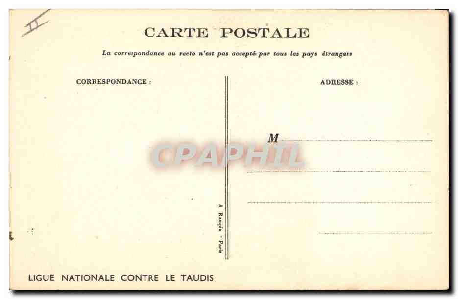 CPA Fantaisie Illustrateur Poulbot  — Verso
