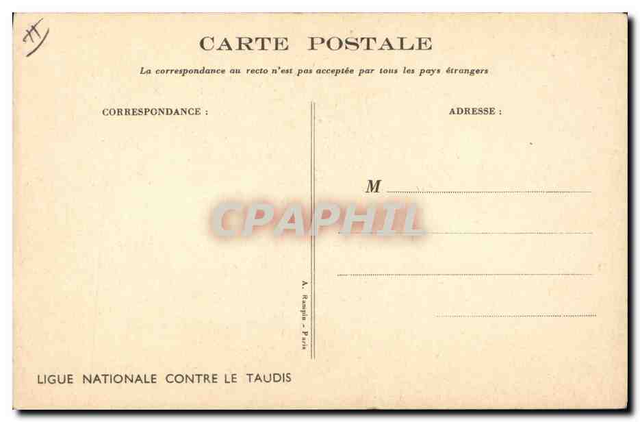 Scène de cuisine — enfants et rats — dessin de Poulbvet — Rückseite