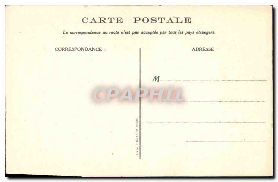 CPA Fantaisie Illustrateur Poulbot Victor Hugo La Legende des Siecles Le crapaud Grenouille  — Rückseite