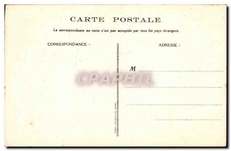 CPA Fantaisie Illustrateur Poulbot Victor Hugo Les Miserables La petite fille toute seule  — Rückseite