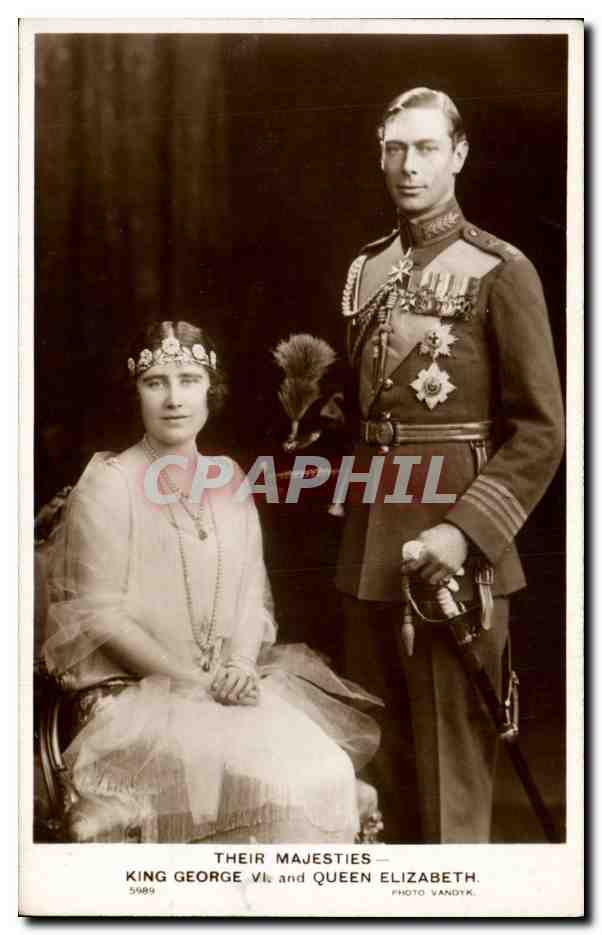 King George VI and Queen Elizabeth — Photo VandYk, n°5989