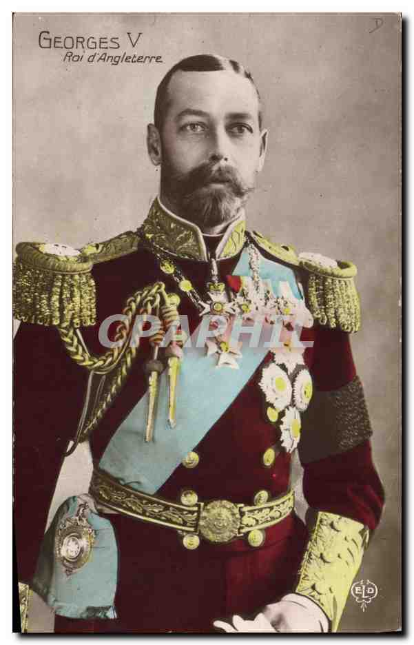 Georges V — Roi d'Angleterre — Éditeur ELD, n° de série non visible
