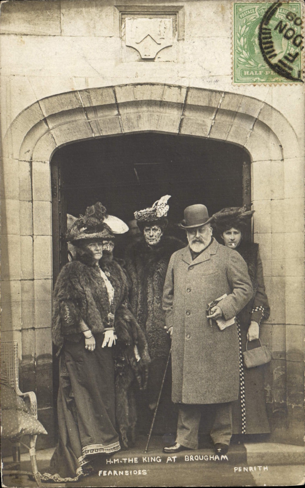 H.M. LE ROI À BROUGHAM — Fearnside's — éditeur Fearnside's, n° de série non visible