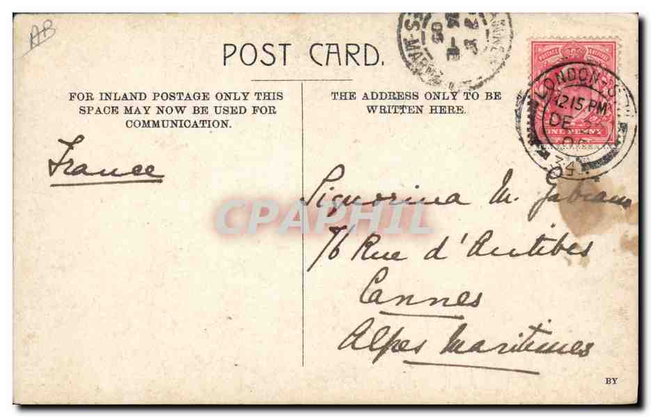H.M. LE ROI À BROUGHAM — Fearnside's — éditeur Fearnside's, n° de série non visible — Reverso