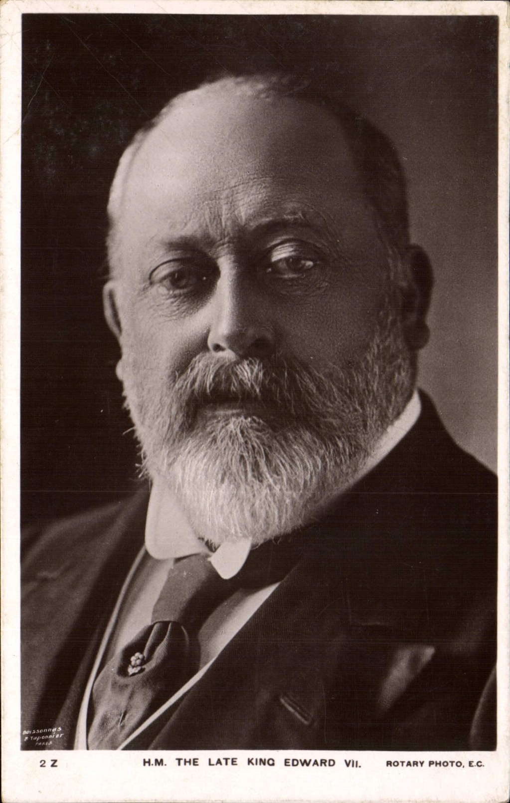 H.M. The Late King Edward VII — Rotary Photo, E.C. — Bossemena & Co., London