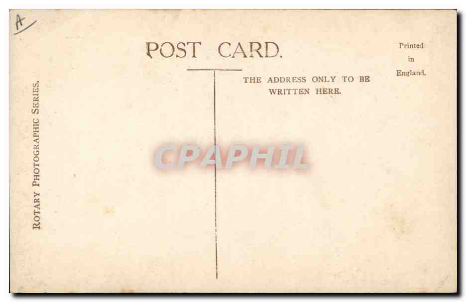 H.M. The Late King Edward VII — Rotary Photo, E.C. — Bossemena & Co., London — Reverso