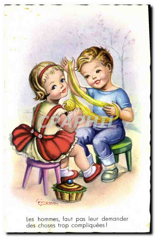 CPA Fantaisie Illustrateur Enfants