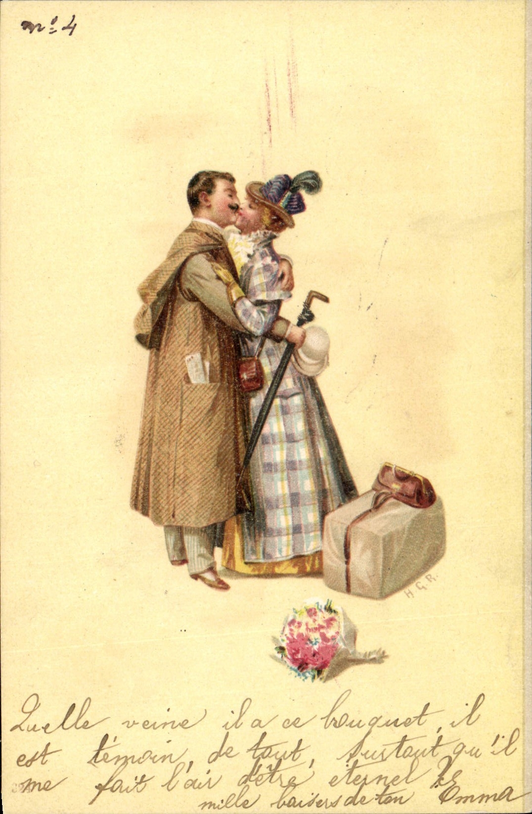CPA Fantaisie Illustrateur Femme