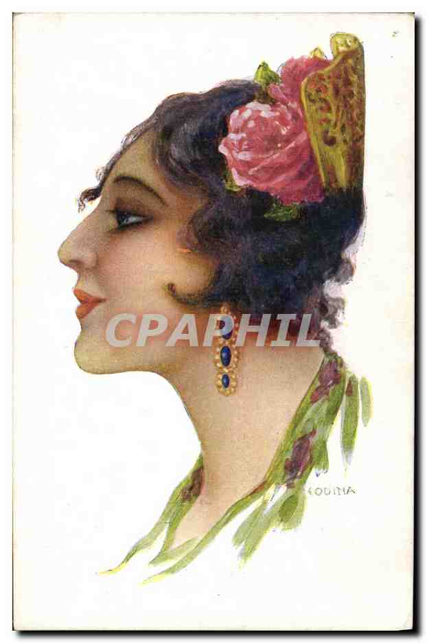 CPA Fantaisie Illustrateur Tipo Espanol Codina 