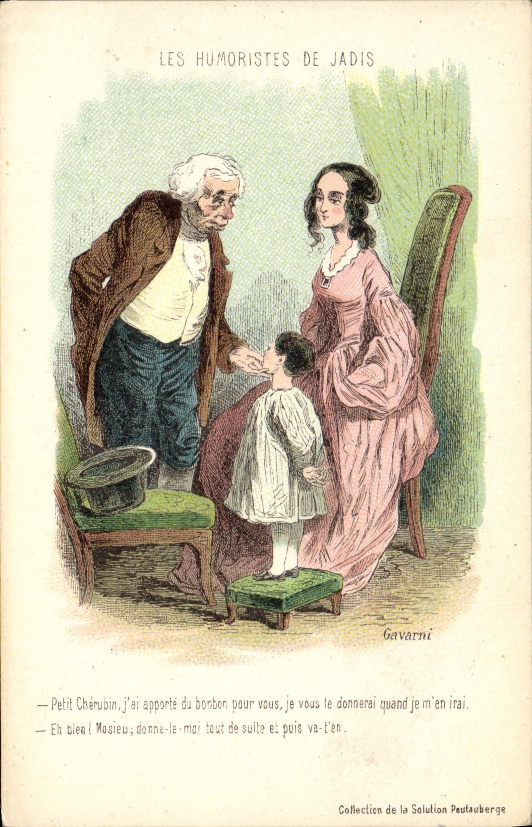 CPA Fantaisie Illustrateur Les humouristes de jadis Gavarni 