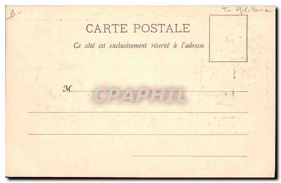 CPA Militaria Revue des Reservistes de la 11eme division 1899 — Rückseite