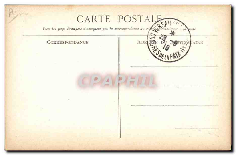 Remise de la Croix de la Légion d'Honneur au drapeau des Tirailleurs Sénégalais — Revue des Troupes, Longchamps 1913 — Lecoq, Mathobrel et Ch Bernard — Reverso