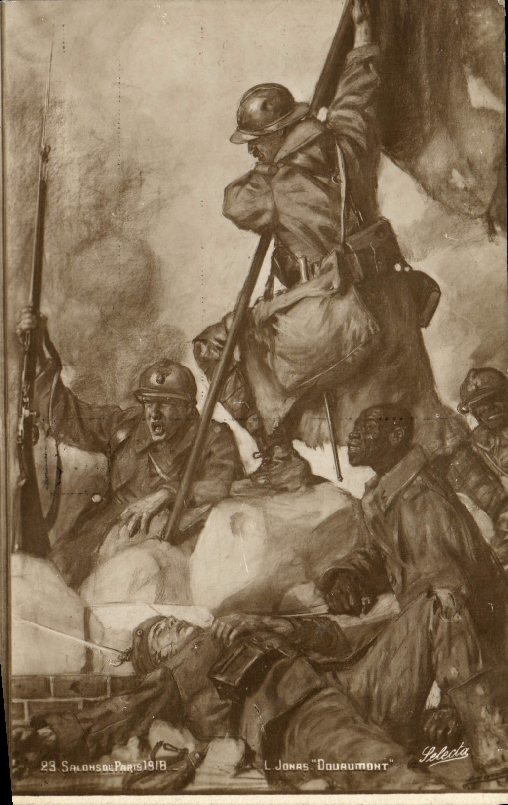 CPA Militaria Salons de Paris 1918 Jonas Douaumont 