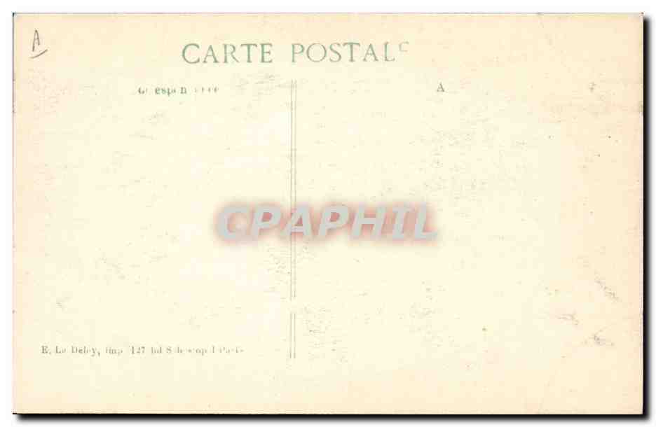 CPA Militaria Voiture de guerre de l'armee indienne  — Rückseite