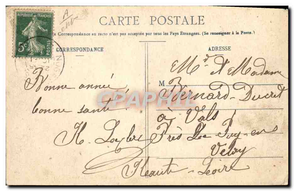 Exposition de Renards et Sangliers par M. l'Abbé GÉRARD, Curé de Voué (Aube) — Phototypie A. BERGERET A.C.M., Nancy — Verso