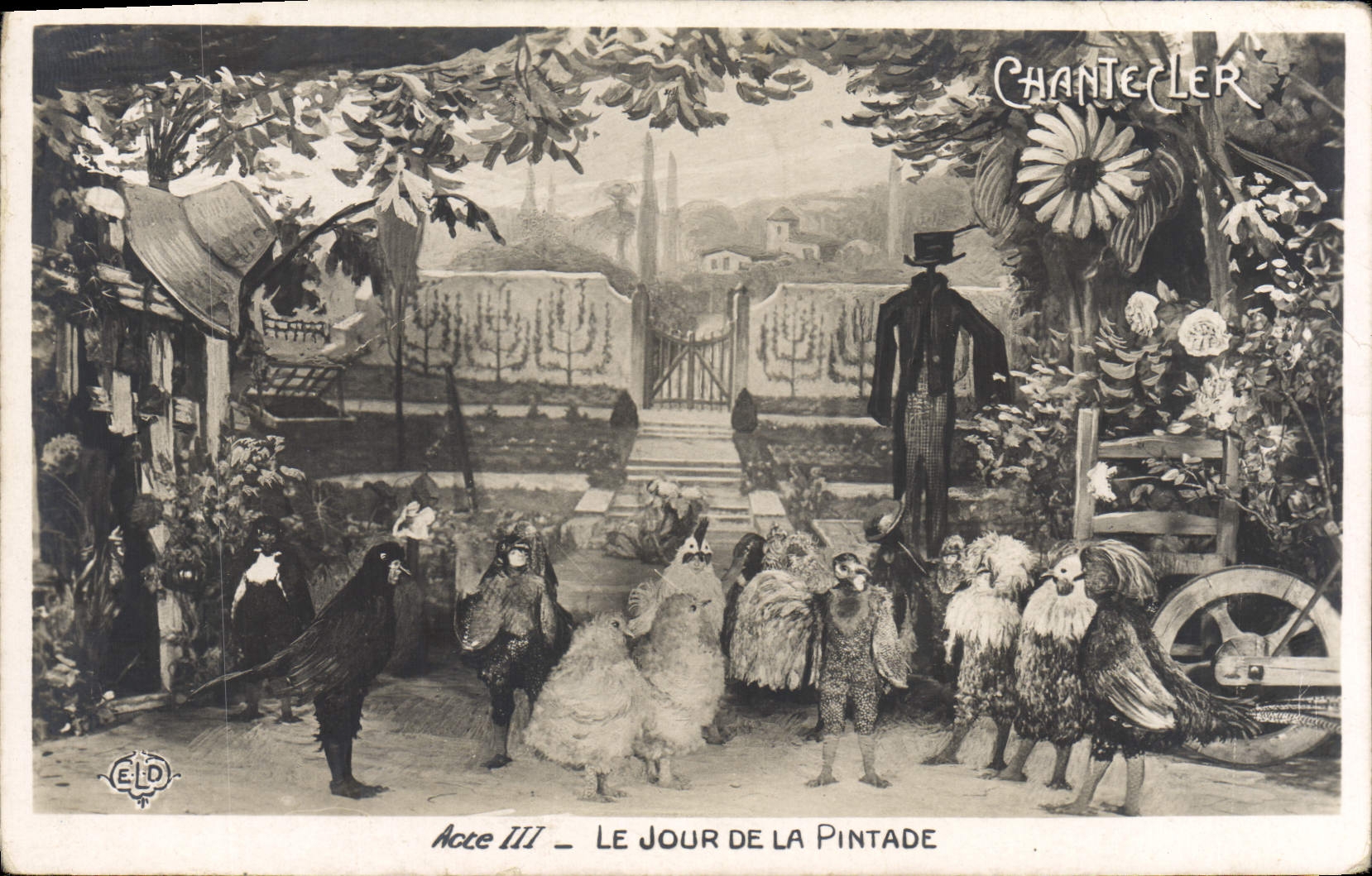 CPA Theatre Rostand Coq Chantecler Le jour de la pintade